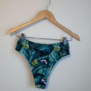 Palm Tree Design Bikini Bottoms
